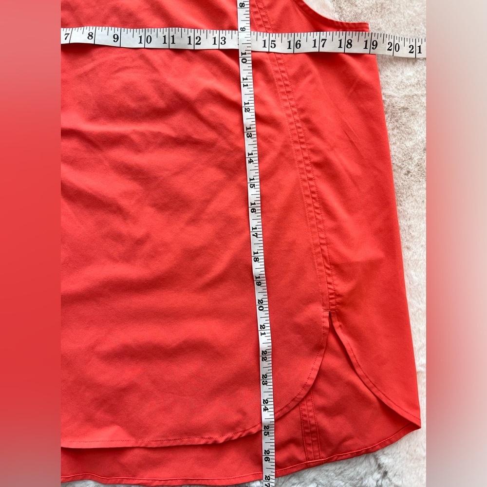 Athleta Orange Vest Tank Top Size medium - Picture 5 of 8